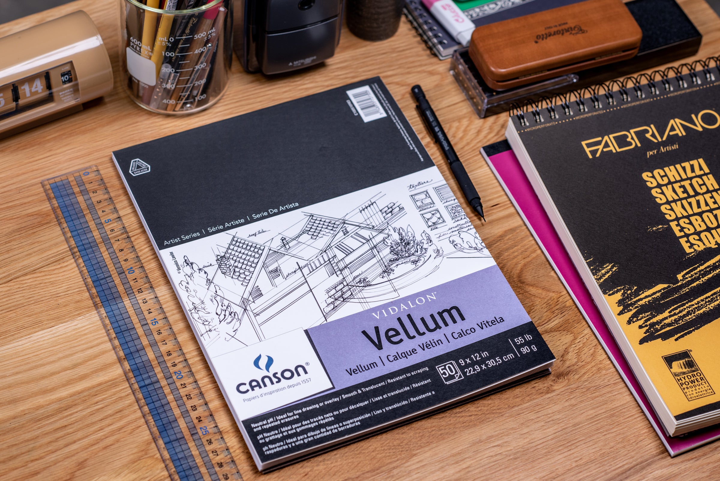 Canson Vidalon Tracing Vellum 9 in. x 12 in. Pad - 50 Sheets